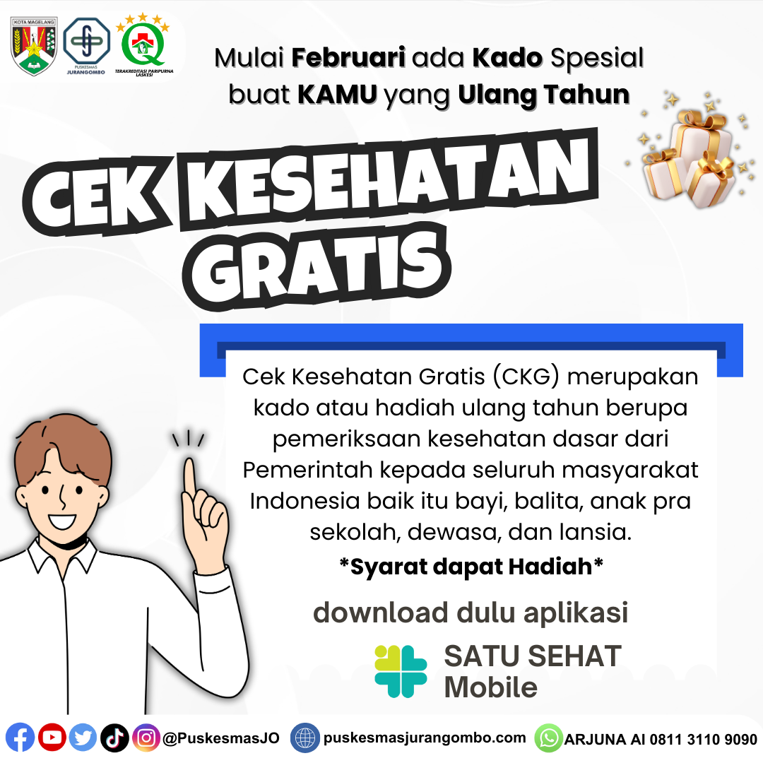 YUK IKUT CEK KESEHATAN GRATIS